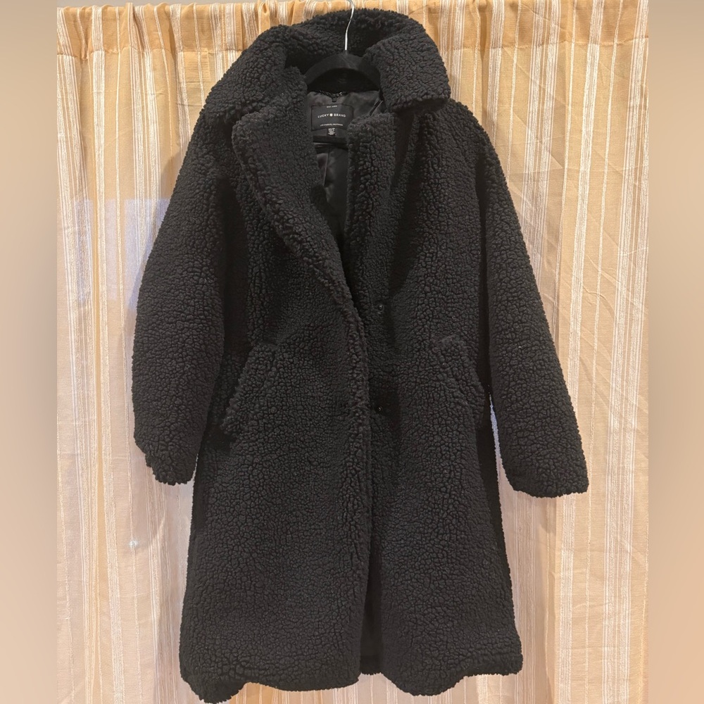 Lucky Brand teddy coat